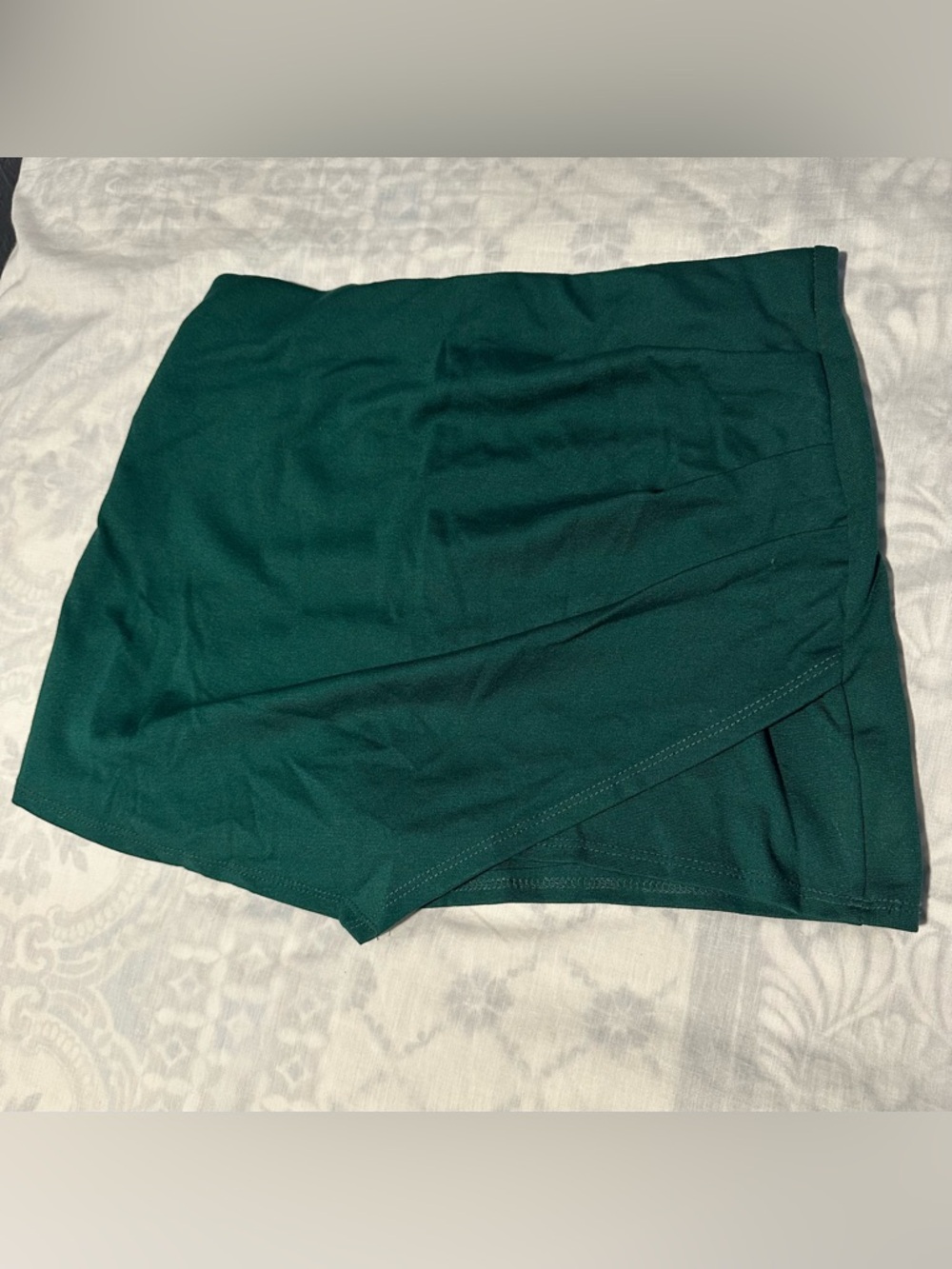 Chocolate Deep Green  short Skirt